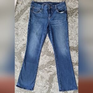 American Eagle Curvy Kick Boot Jeans 10 Long